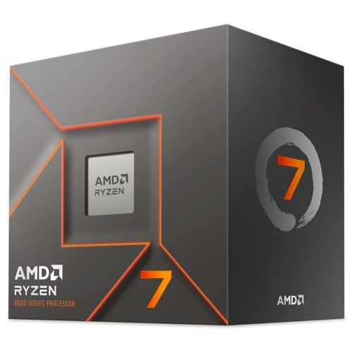 Procesador AMD Ryzen 7 8700F AM5 con cooler sin video