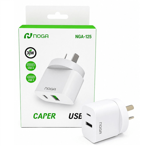 Cargador Noga NGA-125 USB USB-C 30W