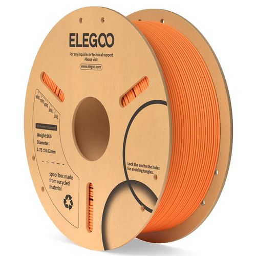 Filamento Elegoo PLA Naranja 1.75mm 1kg