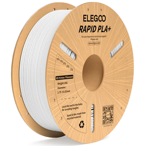 Filamento Elegoo PLA+ Rápido Blanco 1.75mm 1kg