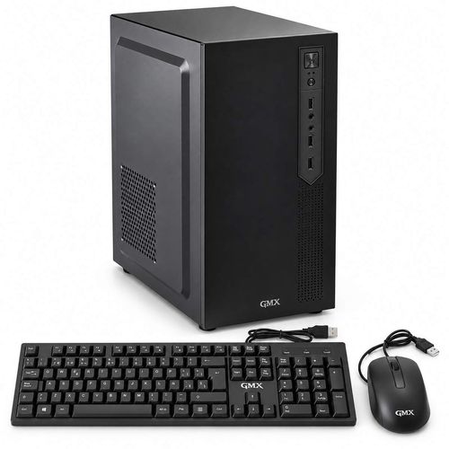 Gabinete Kit GMX-120 con teclado y mouse